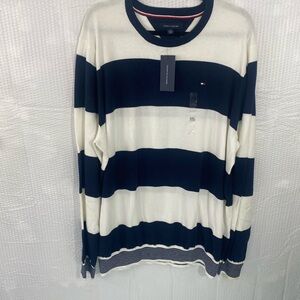 Mens Tommy Hilfiger 2XL striped sweater
